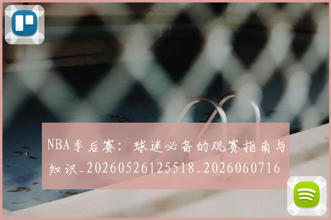 NBA季后赛：球迷必备的观赛指南与知识_20260526125518_20260607160258